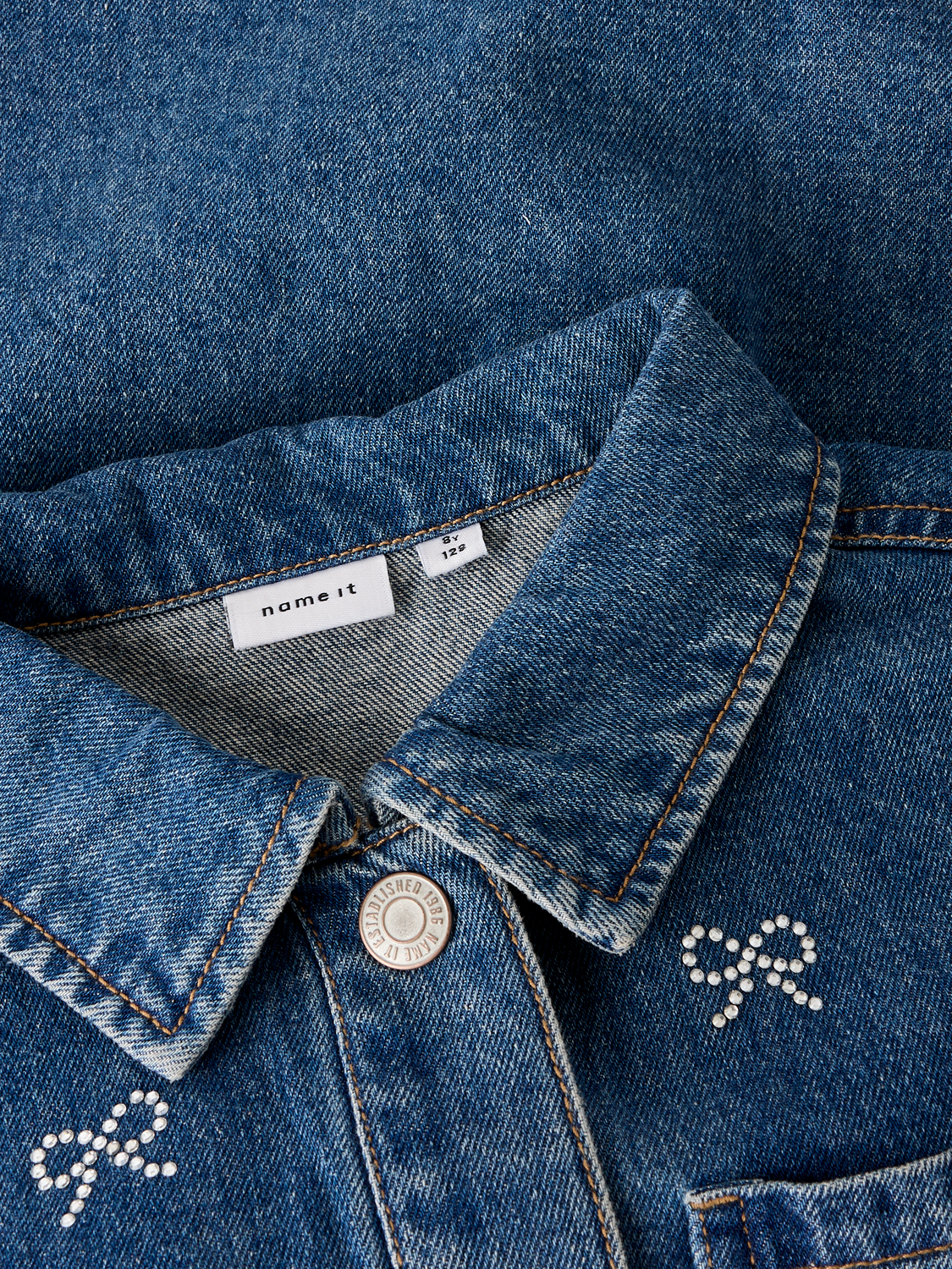 PRE-ORDER | NKFKELLY RHINESTONE DNM JACKET