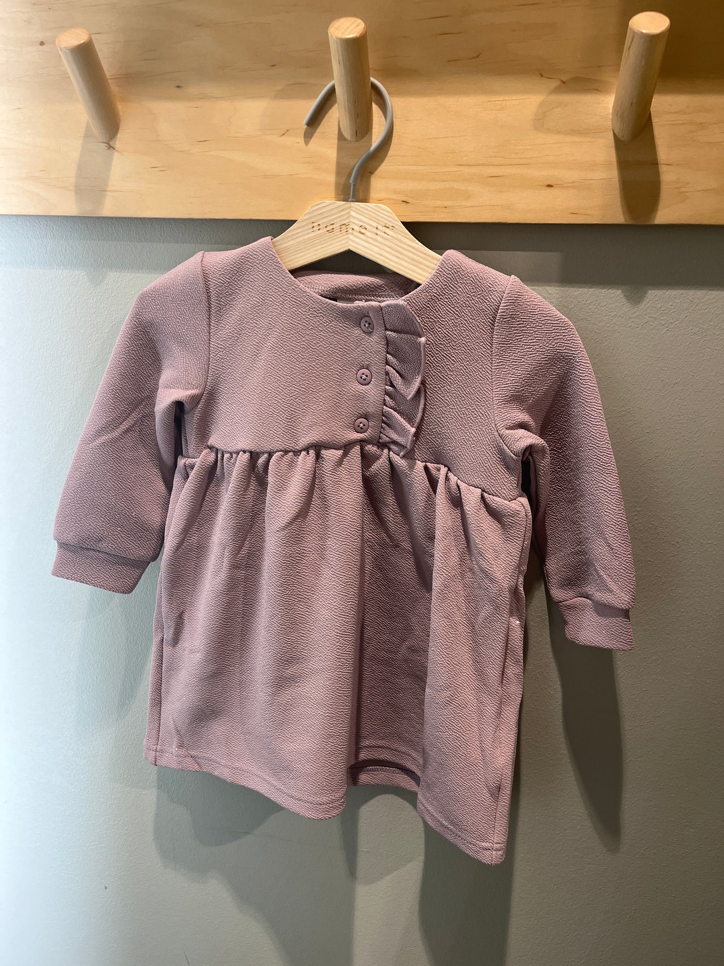 NBFROKA Short Dress - Elderberry