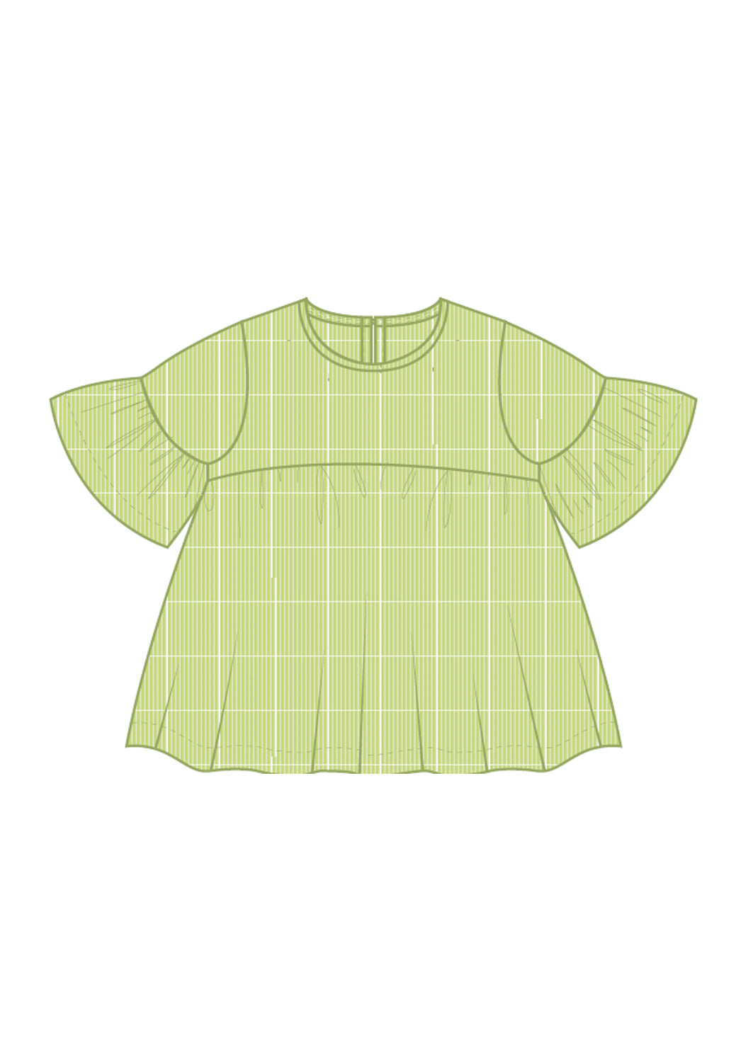 NKFHUELLA T-Shirts & Tops - Sharp Green