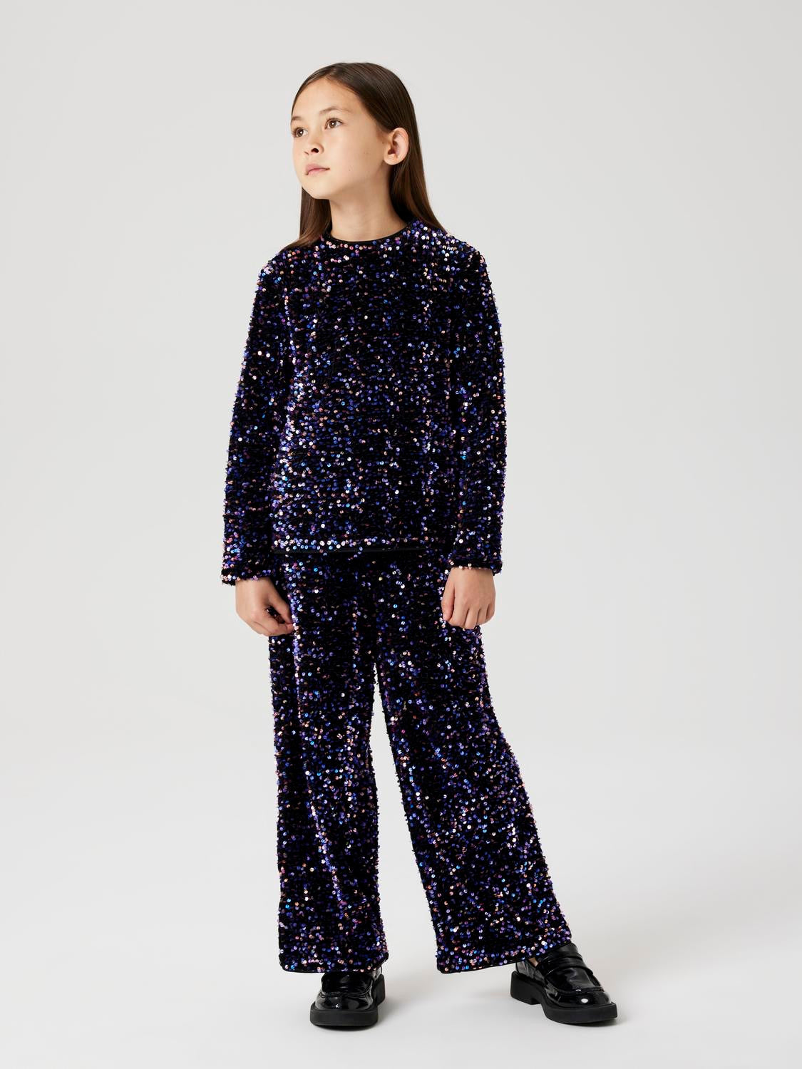 NKFRUNICA Trousers - Purple Corallites