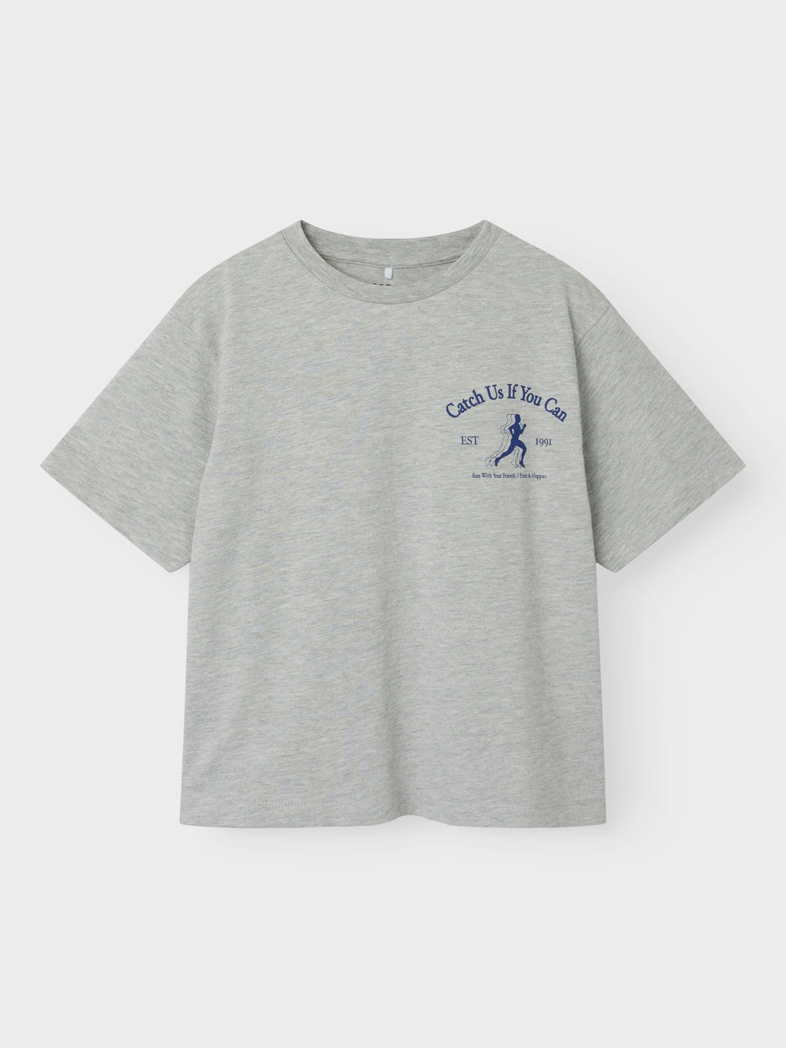 NKMJAIDEN T-Shirts & Tops - Light Grey Melange