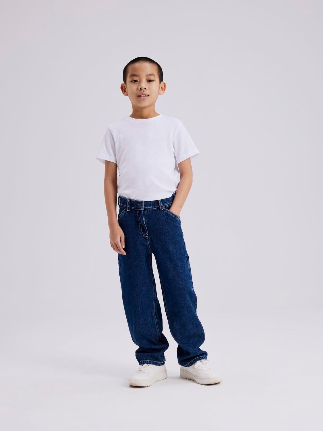 NKMRYAN Jeans - Dark Blue Denim