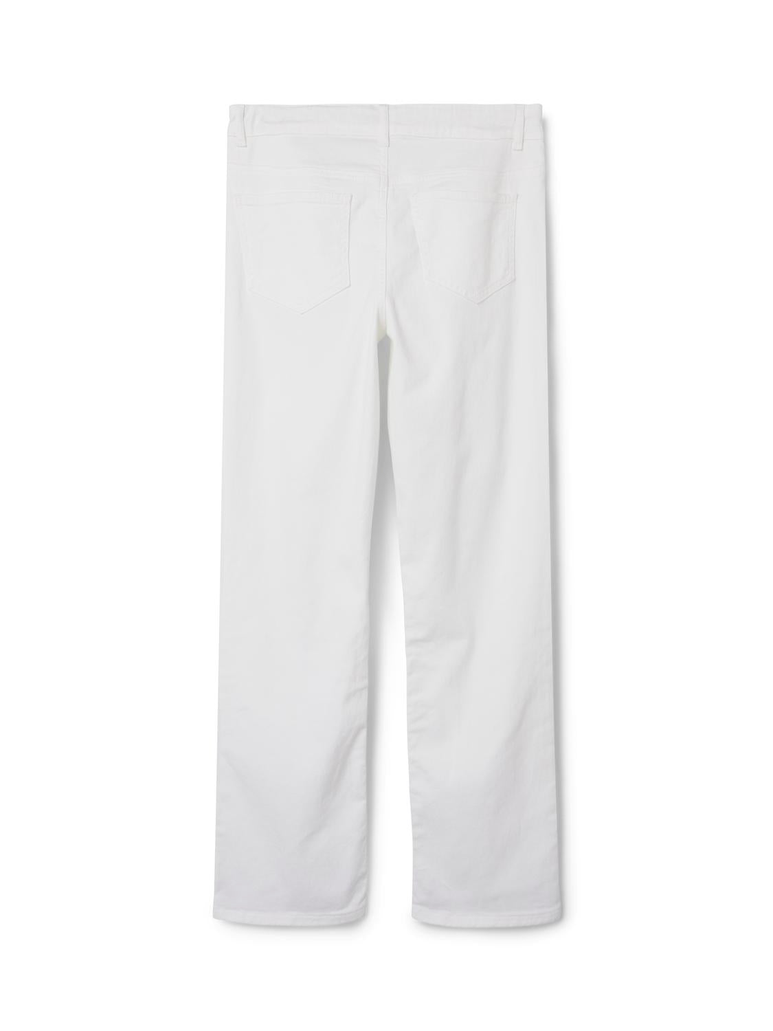 NLMTAZZA Trousers - Bright White