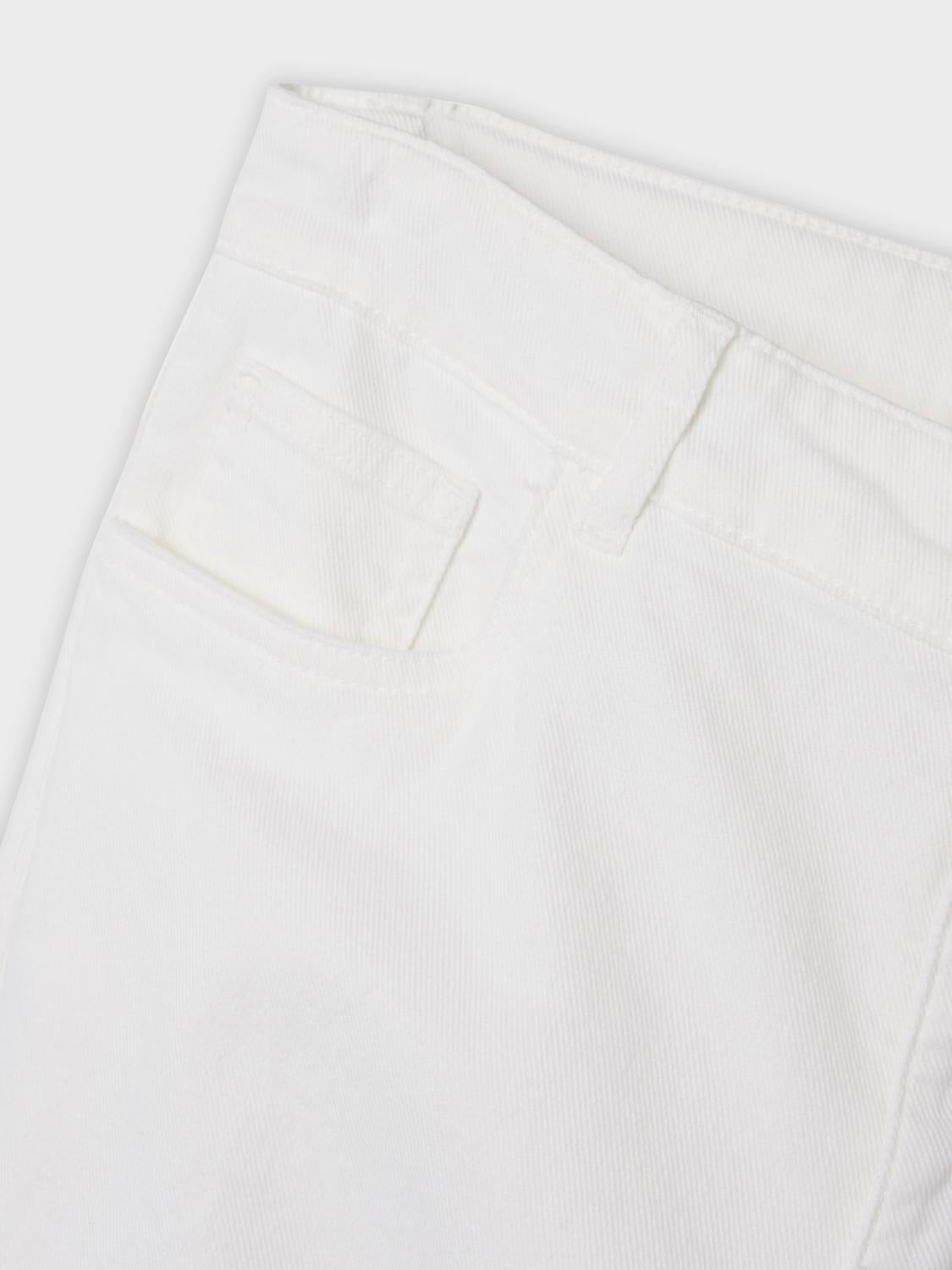 NLMTAZZA Trousers - Bright White