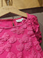 NKFROWER Short Dress - Raspberry Rose