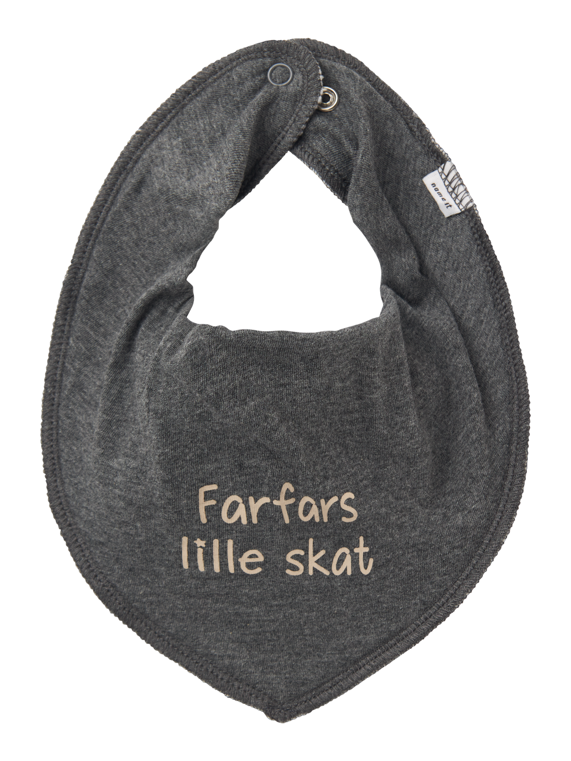 NBNYATTE Scarf Bib - Dark Grey Melange